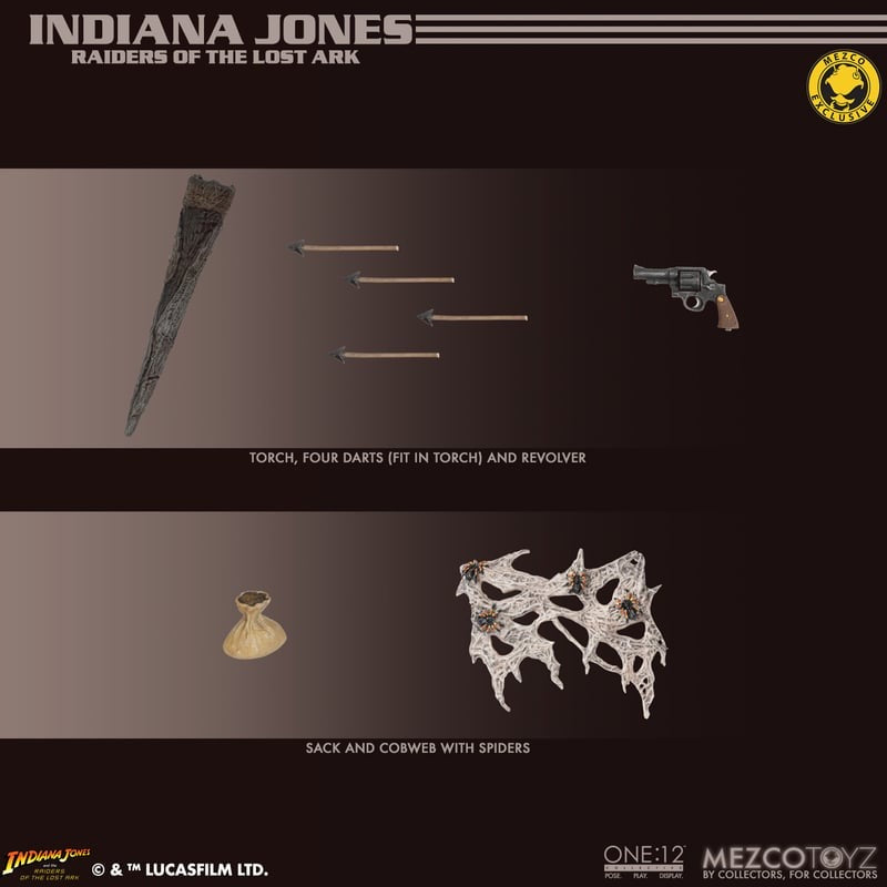MEZCO ONE:12 COLLECTIVE Indiana Jones: Temple Edition