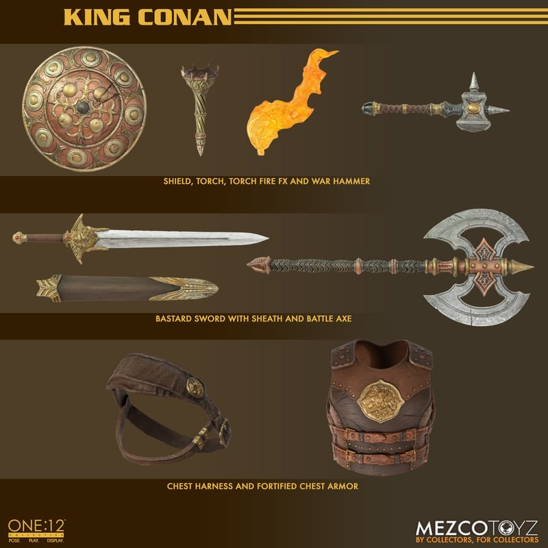 Mezco One:12 Collective Action Figure King Conan