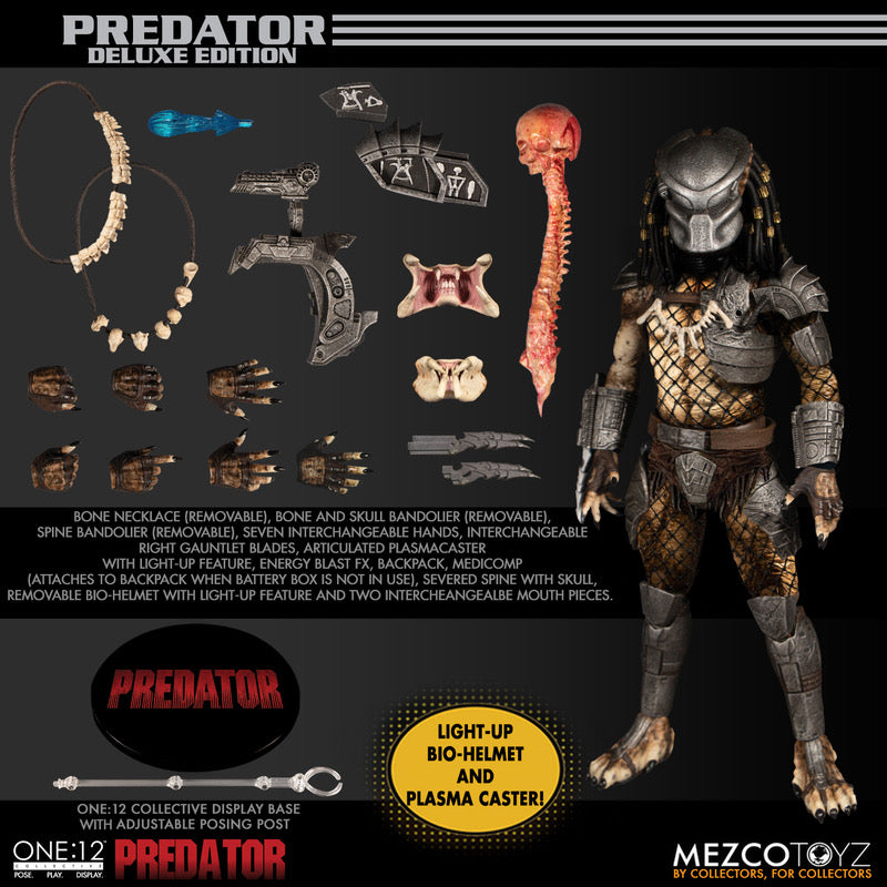 MEZCO ONE:12 COLLECTIVE Predator - Deluxe Edition
