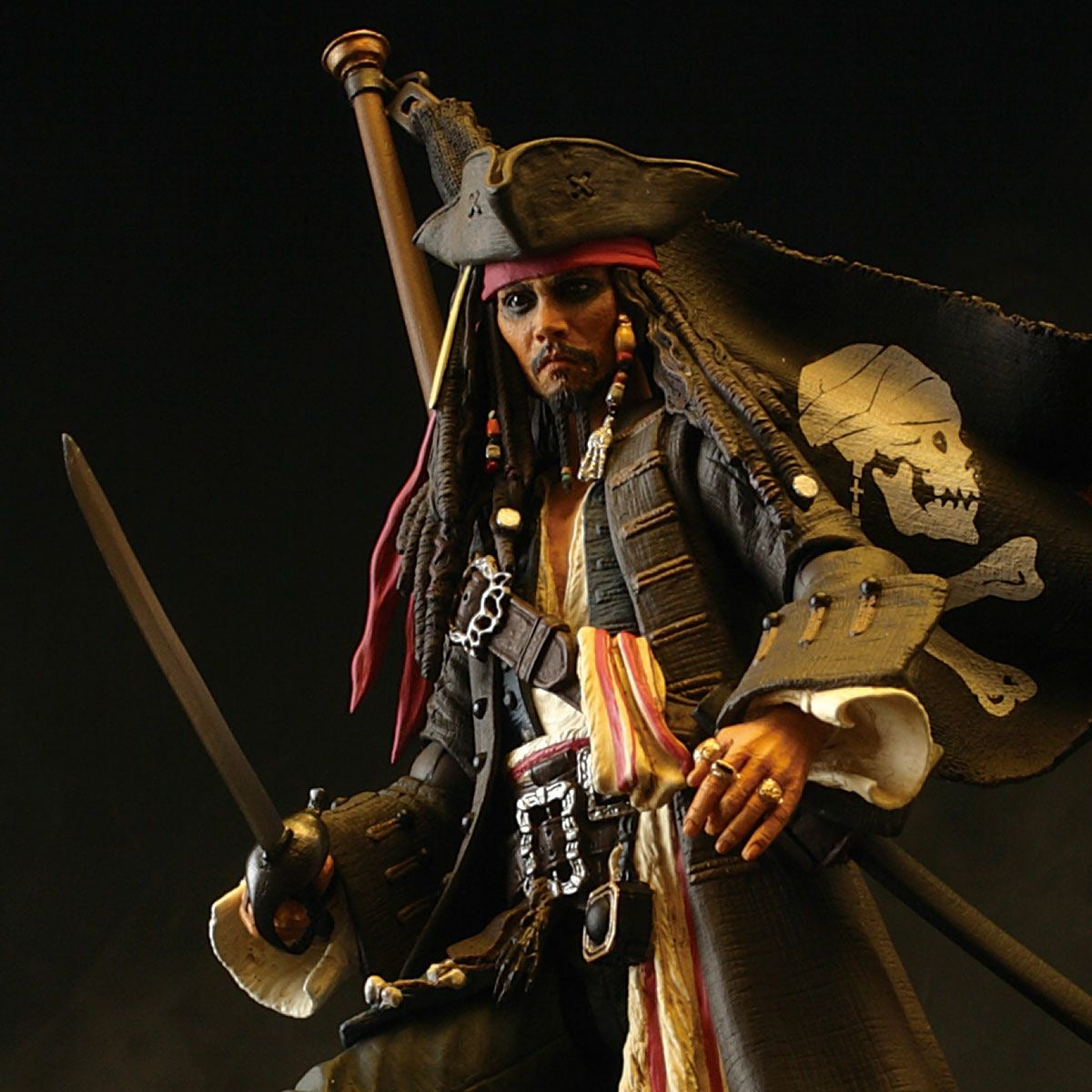 *PRE ORDER* Kaiyodo's Pirates of the Caribbean Revoltech Captain Jack Sparrow (ETA SEPTEMBER)