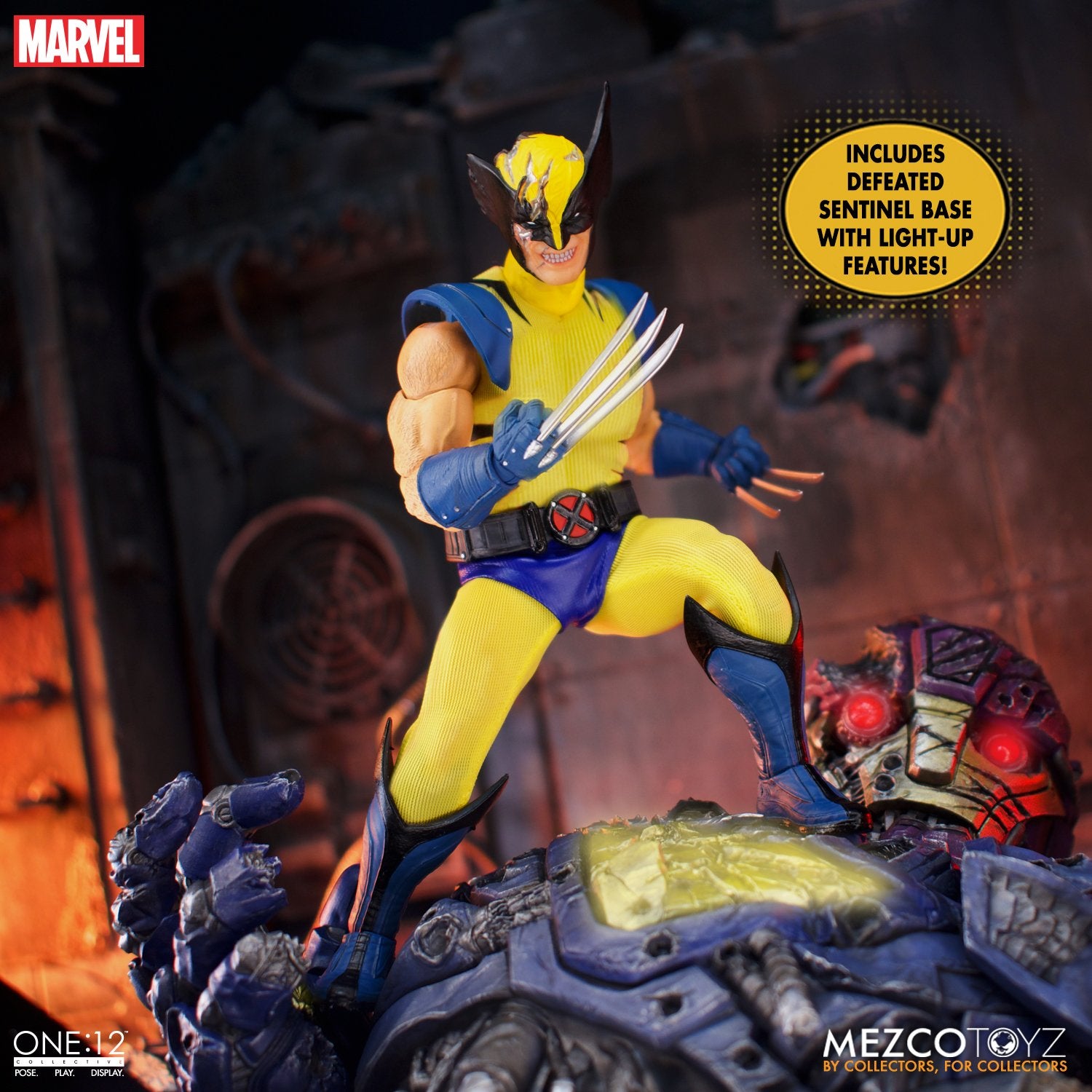 MEZCO ONE:12 COLLECTIVE Wolverine - Deluxe Steel Box Edition
