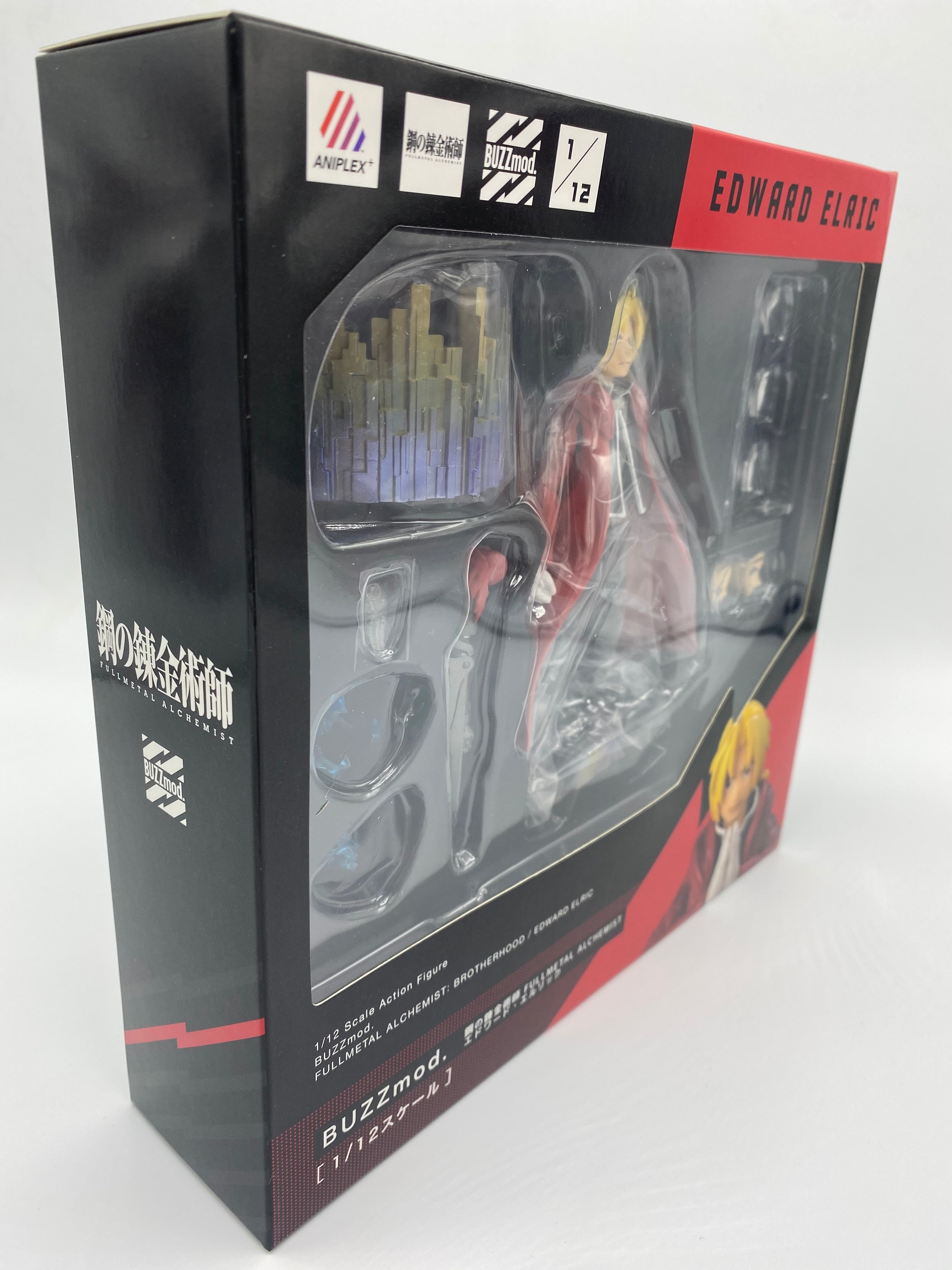 FULLMETAL ALCHEMIST BROTHERHOOD BUZZMODE EDWARD ELRIC 1/12 ACTION FIGURE