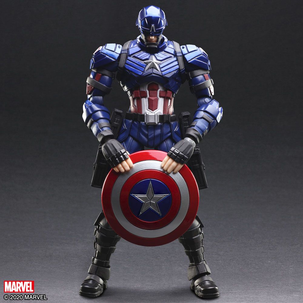 MARVEL UNIVERSE BRING ARTS CAPTAIN AMERICA TETSUYA NOMURA VER. ACTION FIGURE