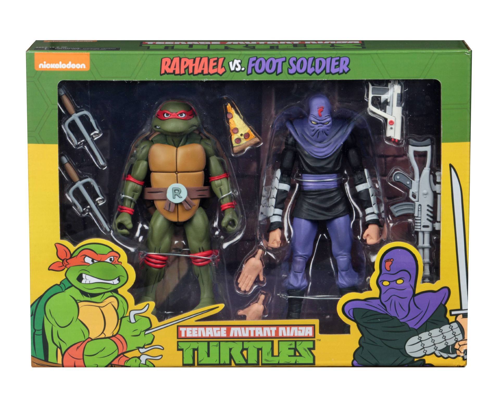 TMNT CARTOON RAPHAEL VS FOOT S 2PK