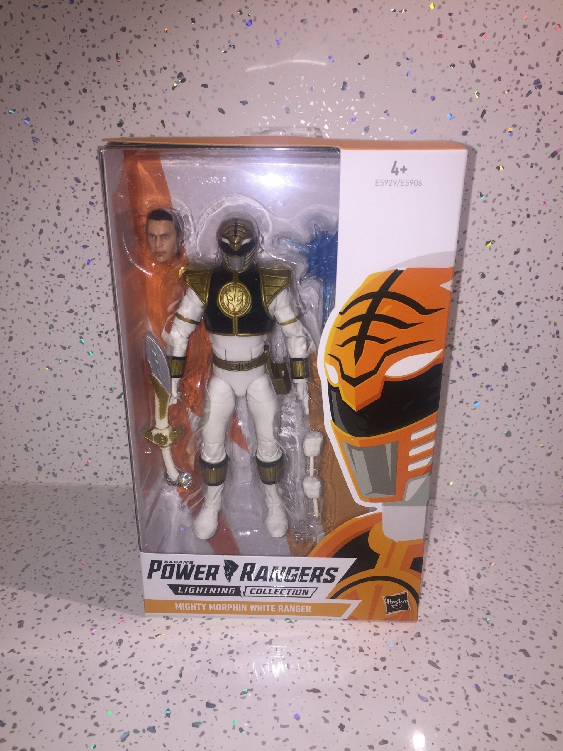 Power Rangers Lightning Collection Mighty Morphin White Ranger Figure