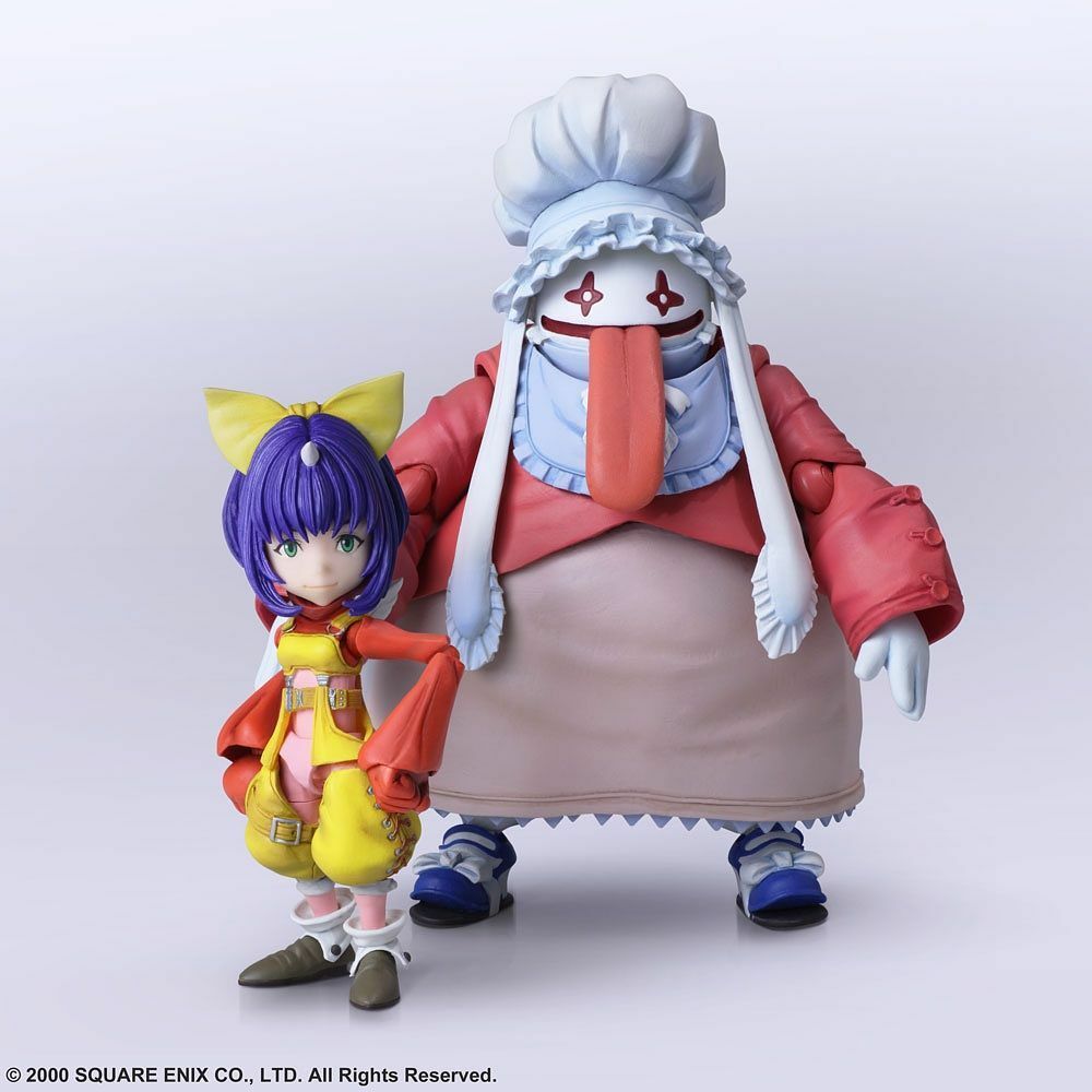 FINAL FANTASY IX BRING ARTS - EIKO CARO & QUINA QUEN SET