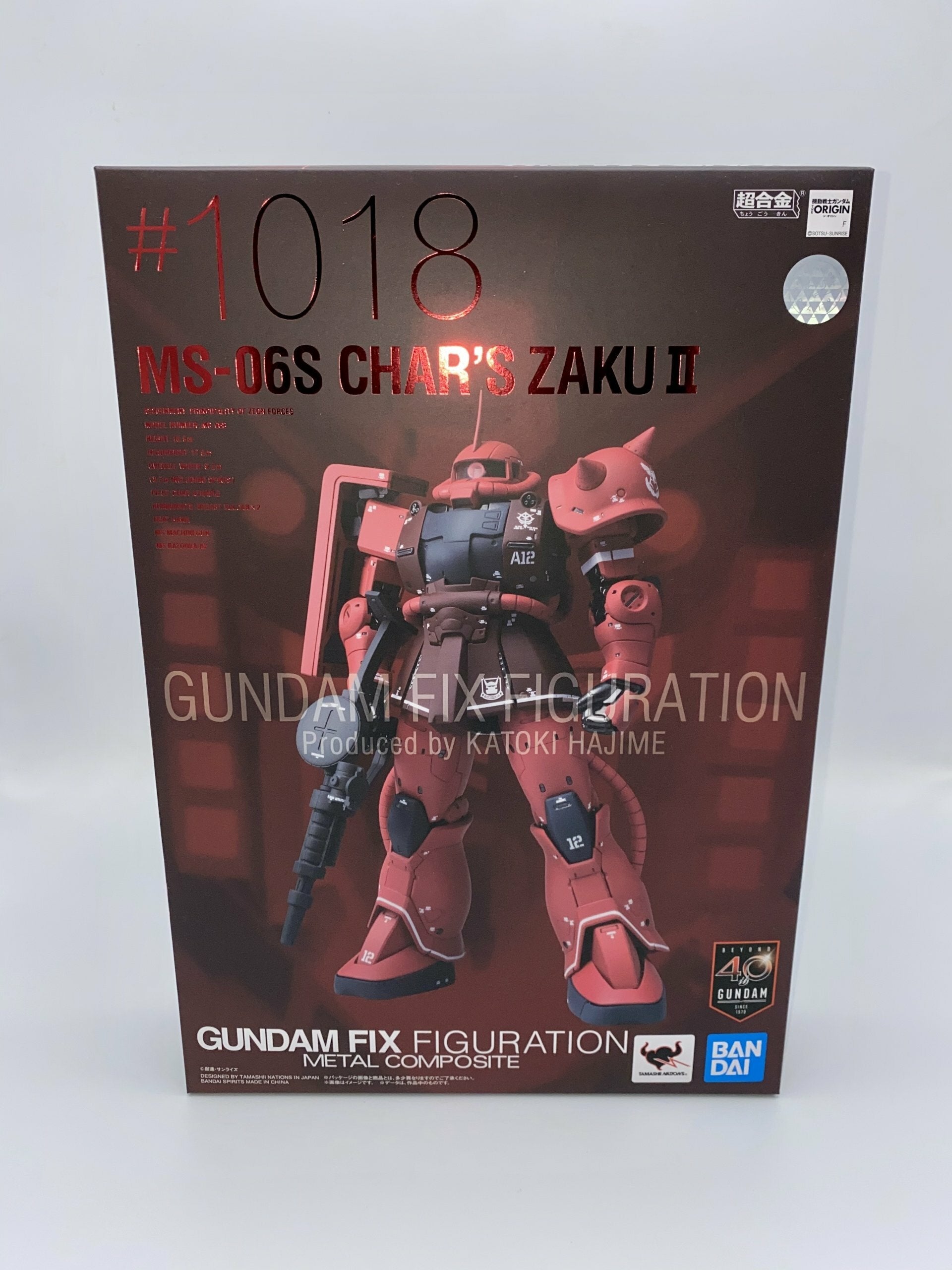 METAL BUILD GUNDAM FIX FIGURATION METAL COMPOSITE MS-06S GUNDAM (40TH ANNIVERSARY VER.)