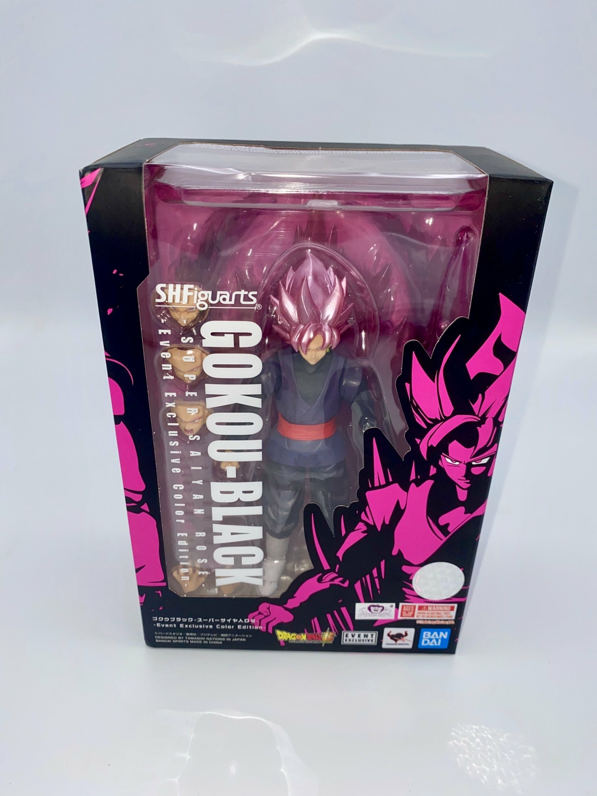 DRAGONBALL SUPER GOKU BLACK - SUPER SAIYAN ROSE Exclusive Color Edition S.H.FIGUARTS