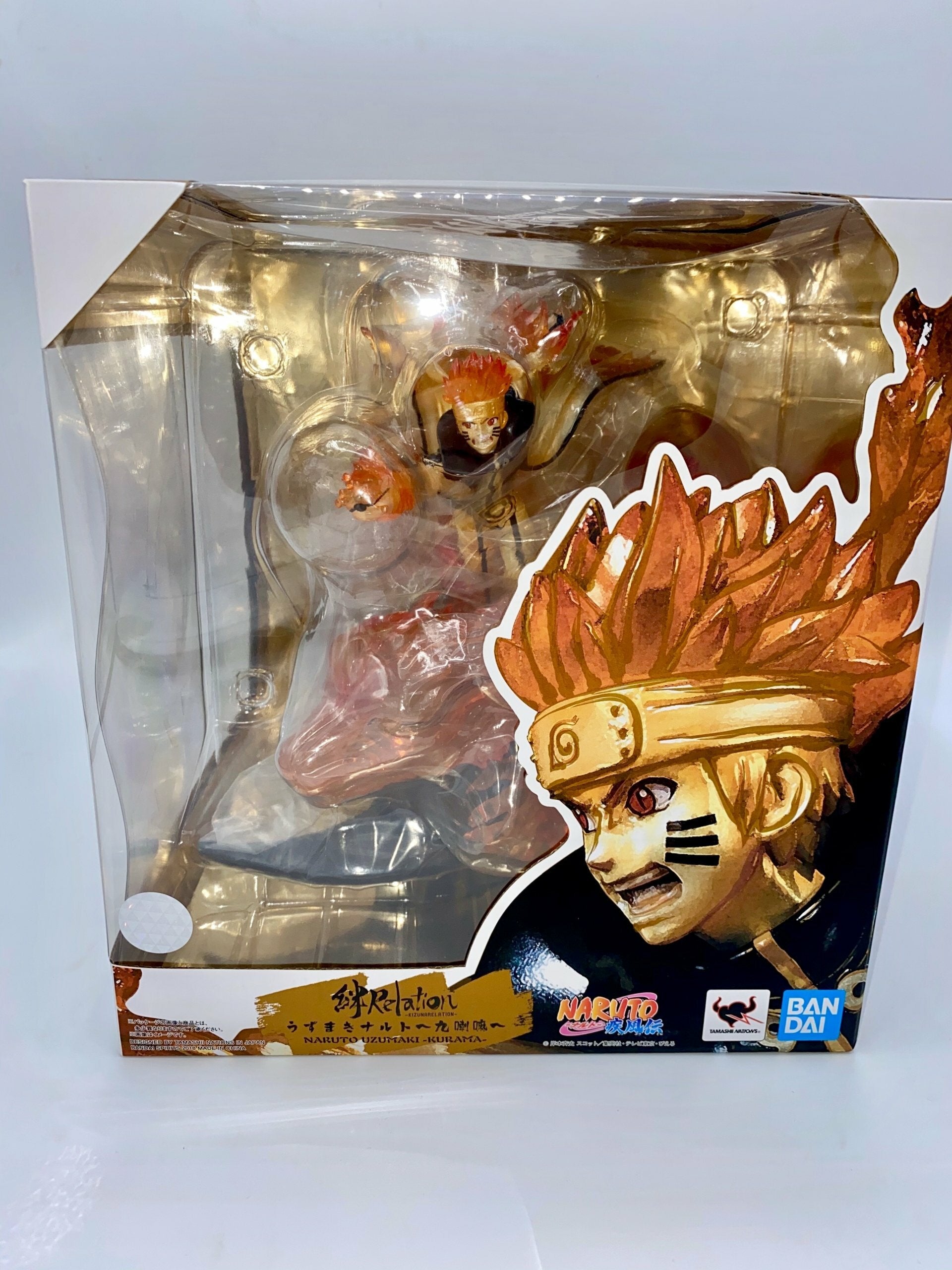 BANDAI NARUTO FIGUARTS ZERO NARUTO KURAMA RELATION