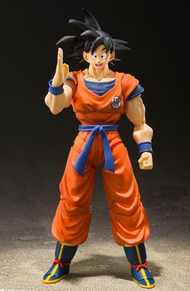 DRAGONBALL Z SON GOKU EARTH SH FIGUARTS + Power Pole Accessory SDCC 2018 Exclusive