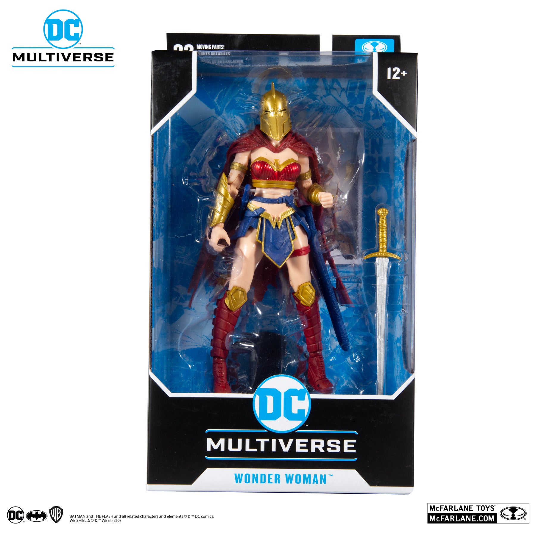 McFarlane Toys LAST KNIGHT ON EARTH: WONDER WOMAN WITH HELMET OF FAITH