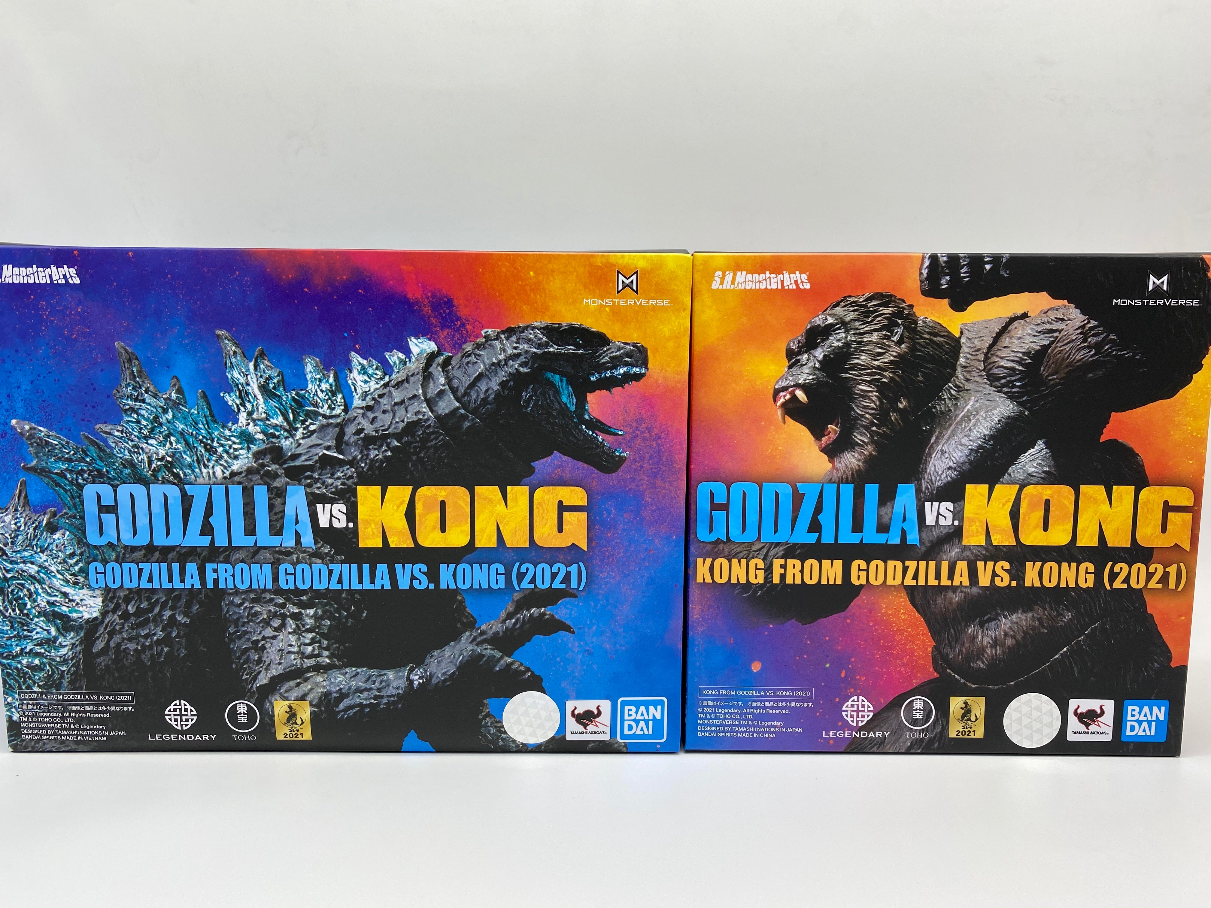 *CREASED BOX* Godzilla vs. Kong 2021 SH MonsterArts Action Figure Godzilla