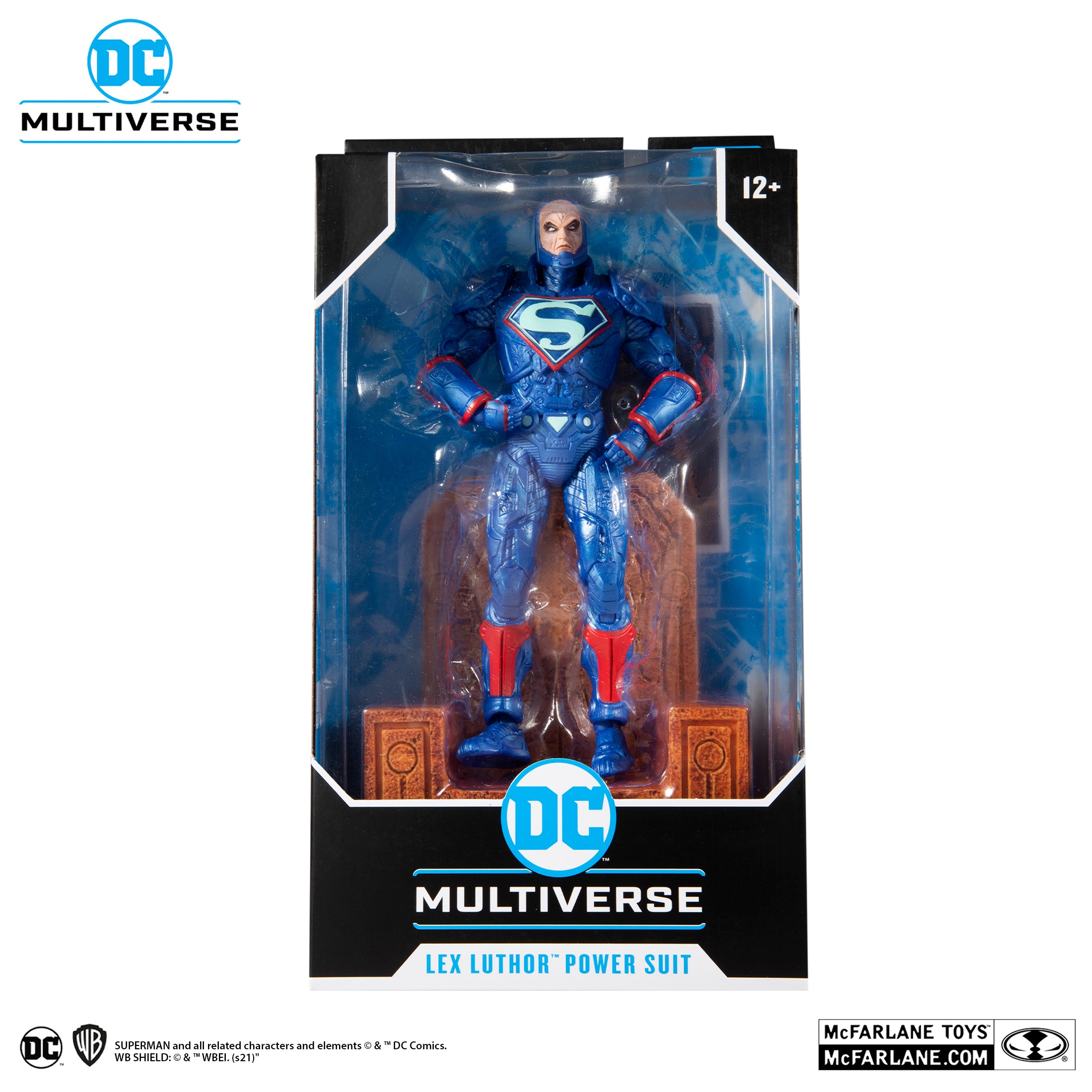 Mcfarlane Toys DC Multiverse Lex Luthor Blue Power Suit