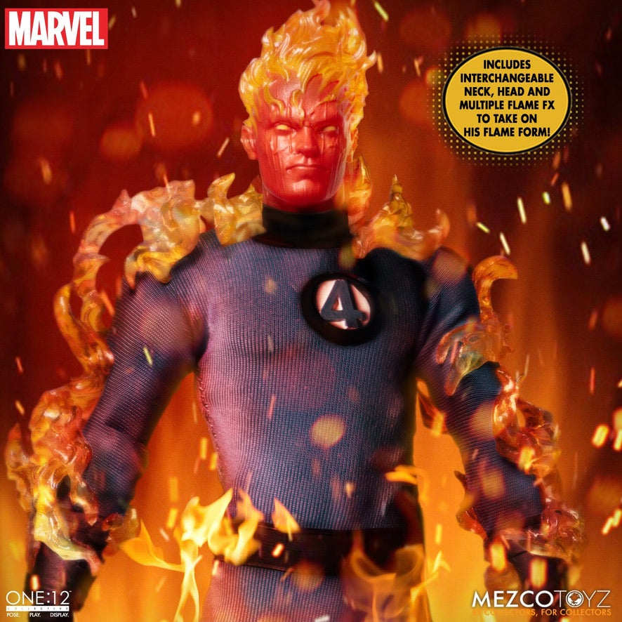 MEZCO ONE:12 COLLECTIVE Fantastic Four Deluxe Steel Boxed Set