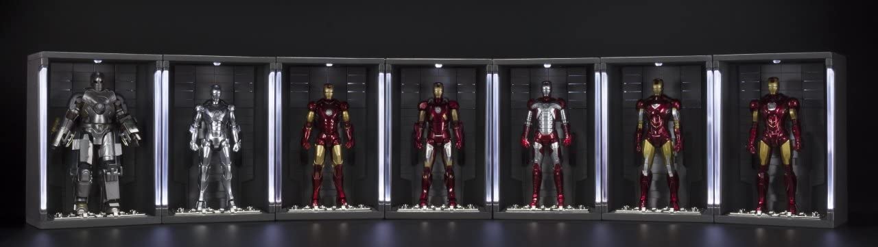 Bandai IRON MAN MARK VI + HALL OF ARMOR SET SH FIGUARTS Action Figure
