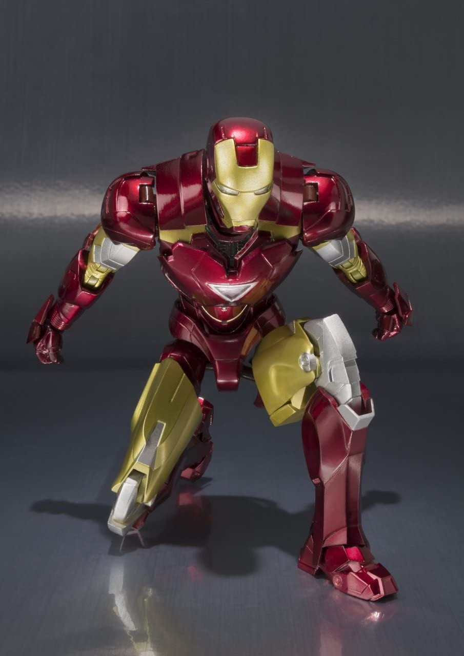Bandai IRON MAN MARK VI + HALL OF ARMOR SET SH FIGUARTS Action Figure