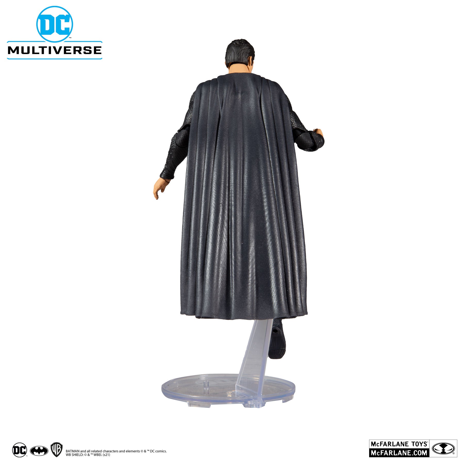 McFarlane Toys DC Justice League Movie Superman Black Suit Action Figure