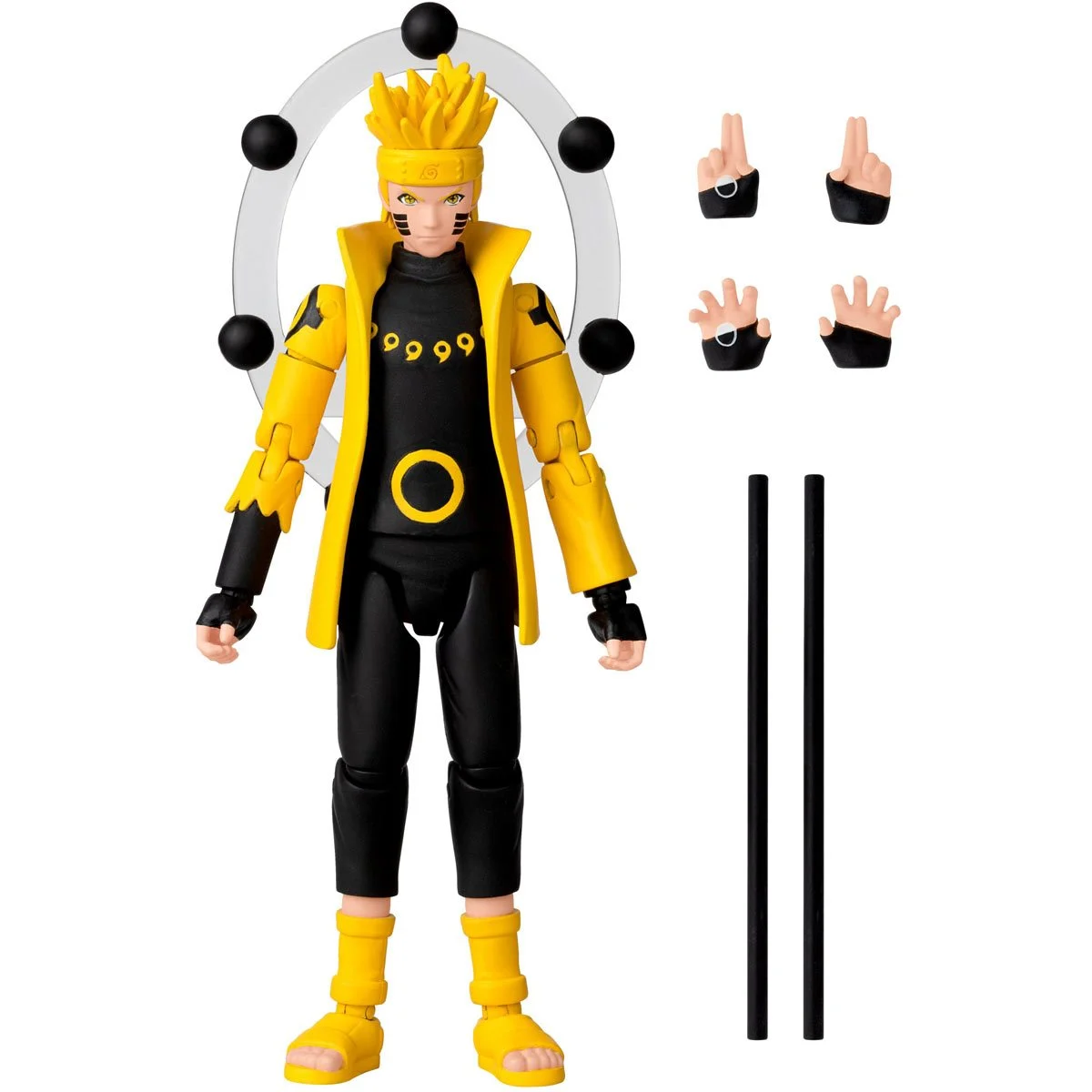 Bandai Anime Heroes - Naruto Uzumaki Sage of Six Paths Mode Action Figure