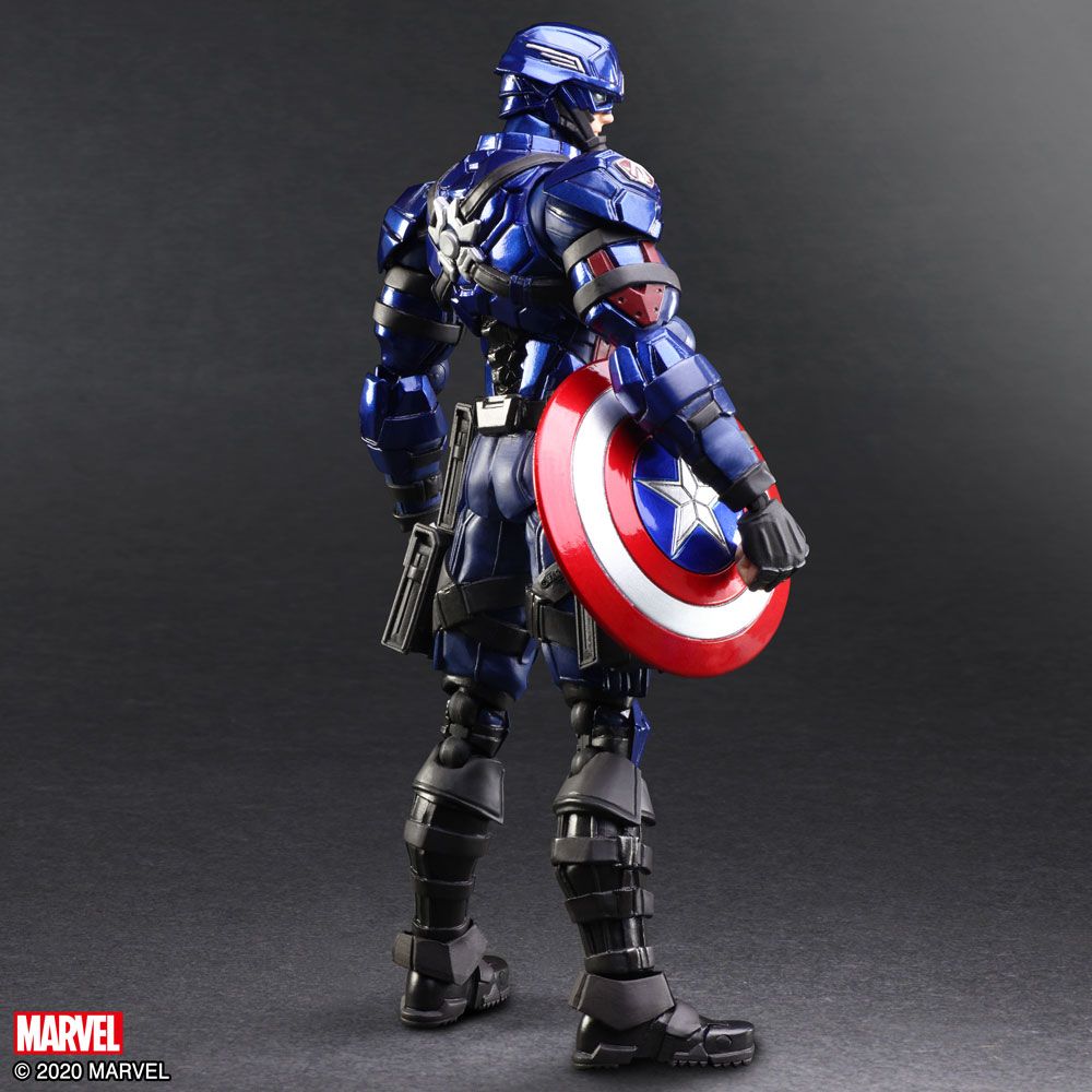 MARVEL UNIVERSE BRING ARTS CAPTAIN AMERICA TETSUYA NOMURA VER. ACTION FIGURE