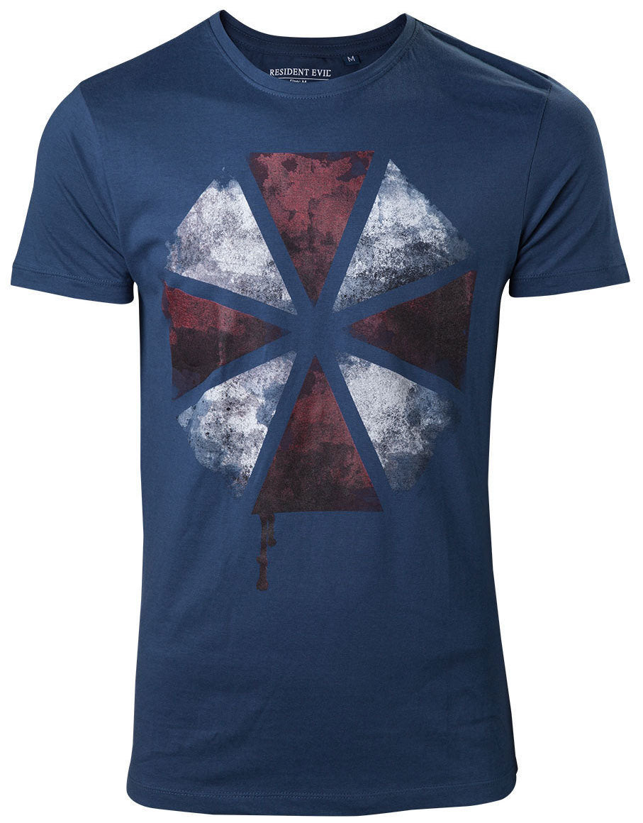 Resident Evil T-Shirt Blood Dripping Umbrella Logo