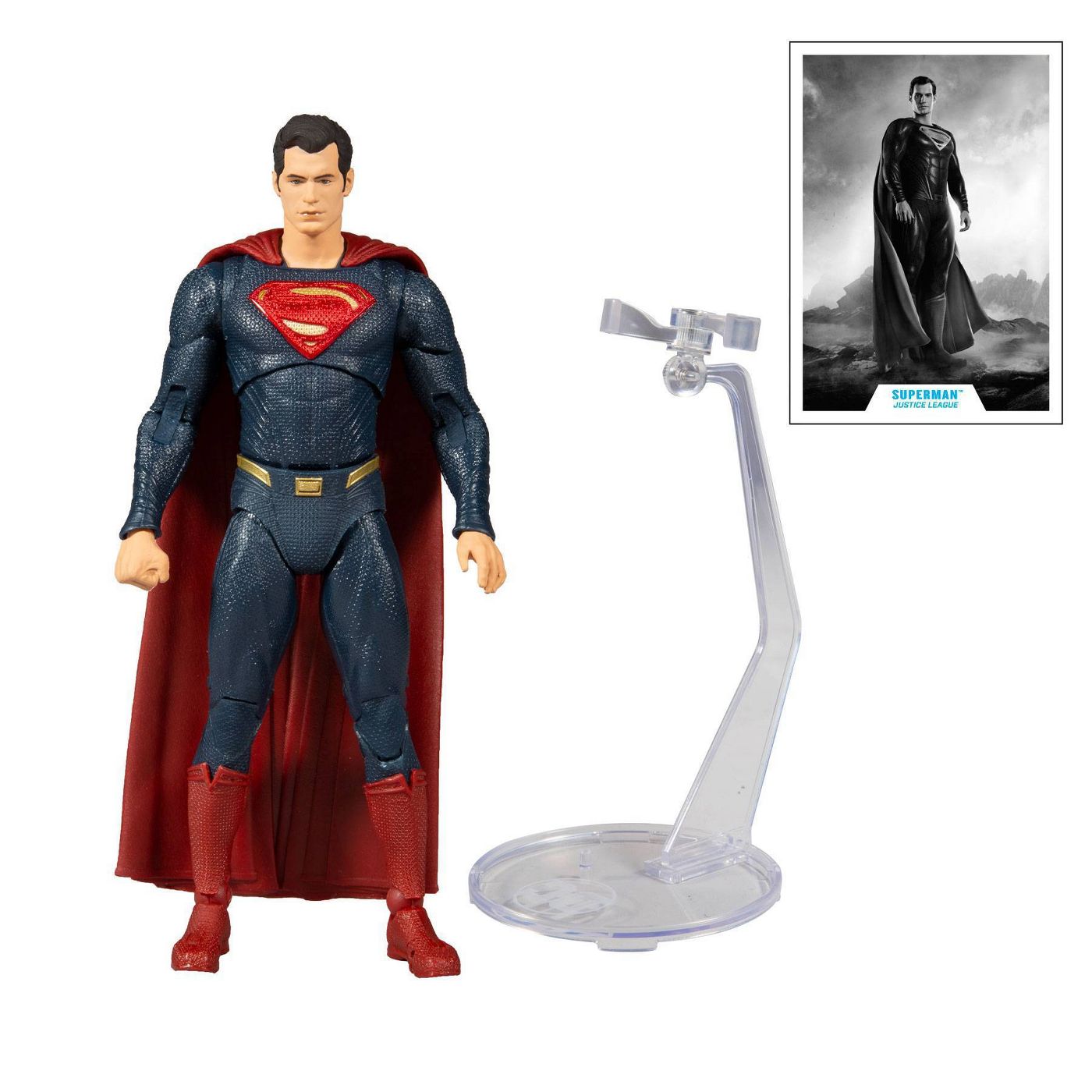 McFarlane Toys DC Justice League Movie Superman Blue/Red Suit Action Figure