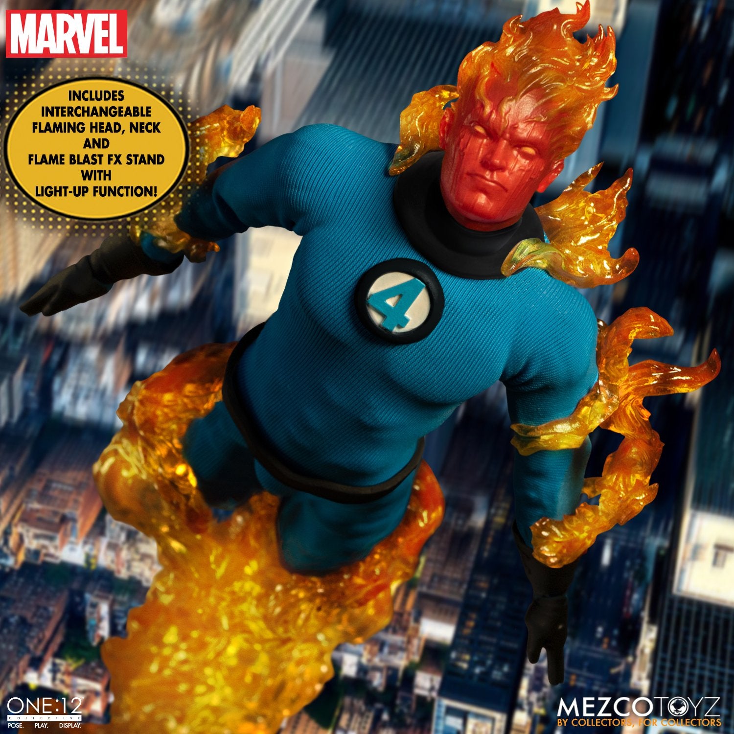 MEZCO ONE:12 COLLECTIVE Fantastic Four Deluxe Steel Boxed Set