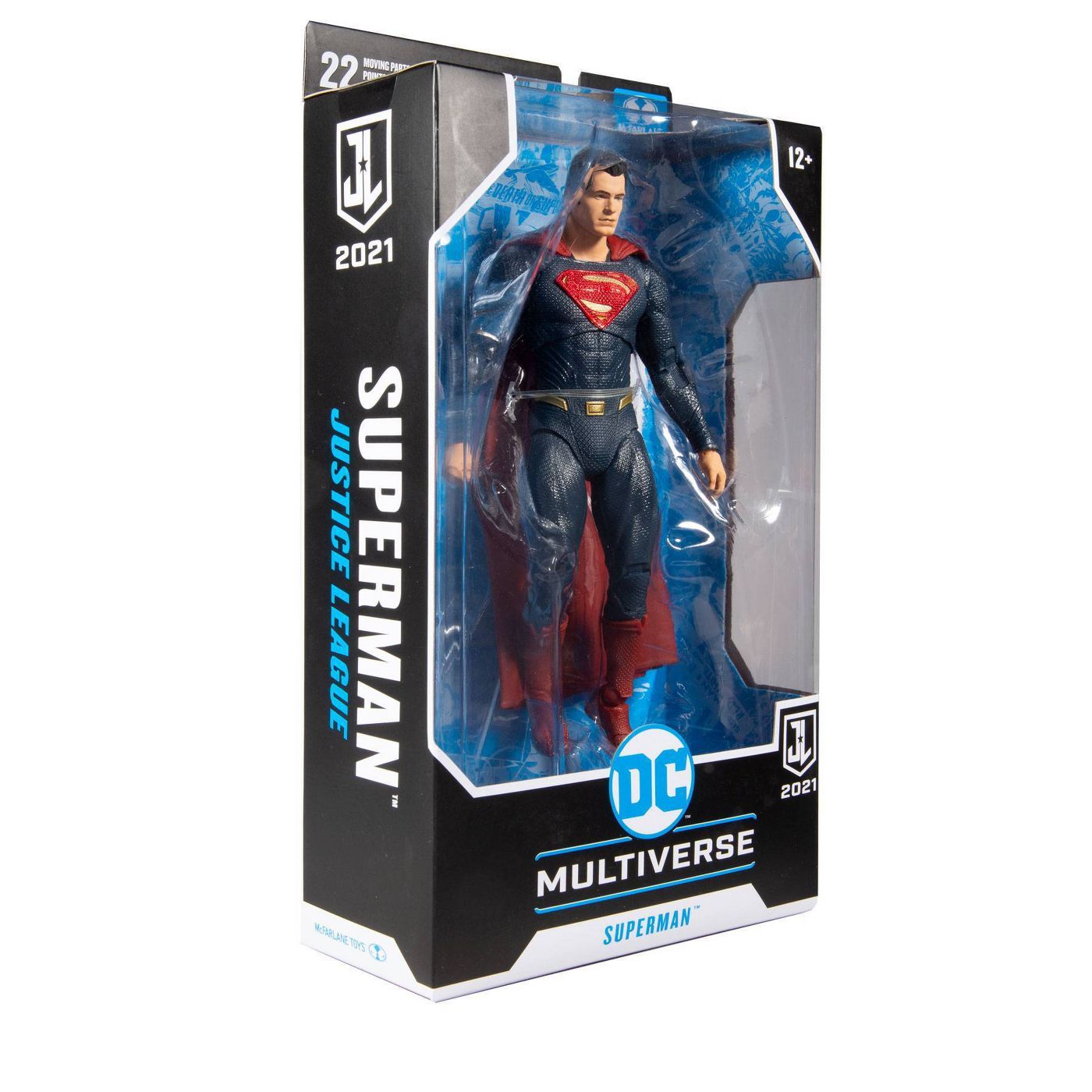 McFarlane Toys DC Justice League Movie Superman Blue/Red Suit Action Figure