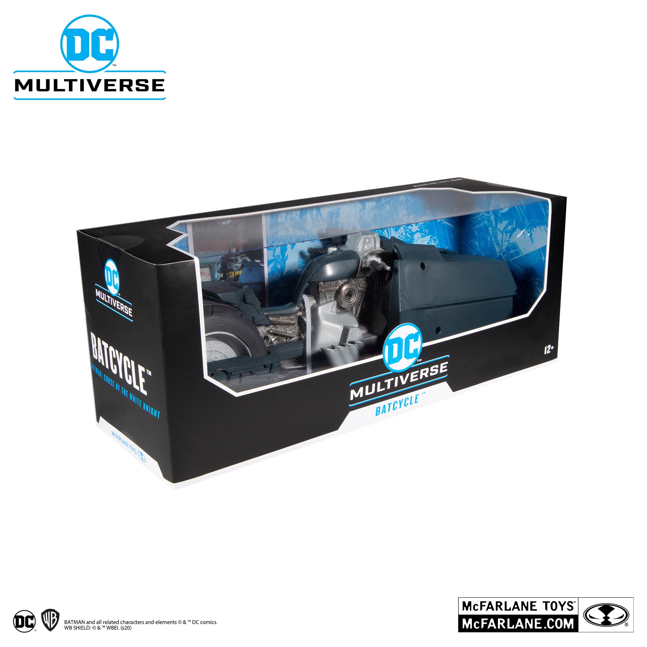 Mcfarlane Toys DC Multiverse BATMAN: CURSE OF THE WHITE KNIGHT BATCYLE