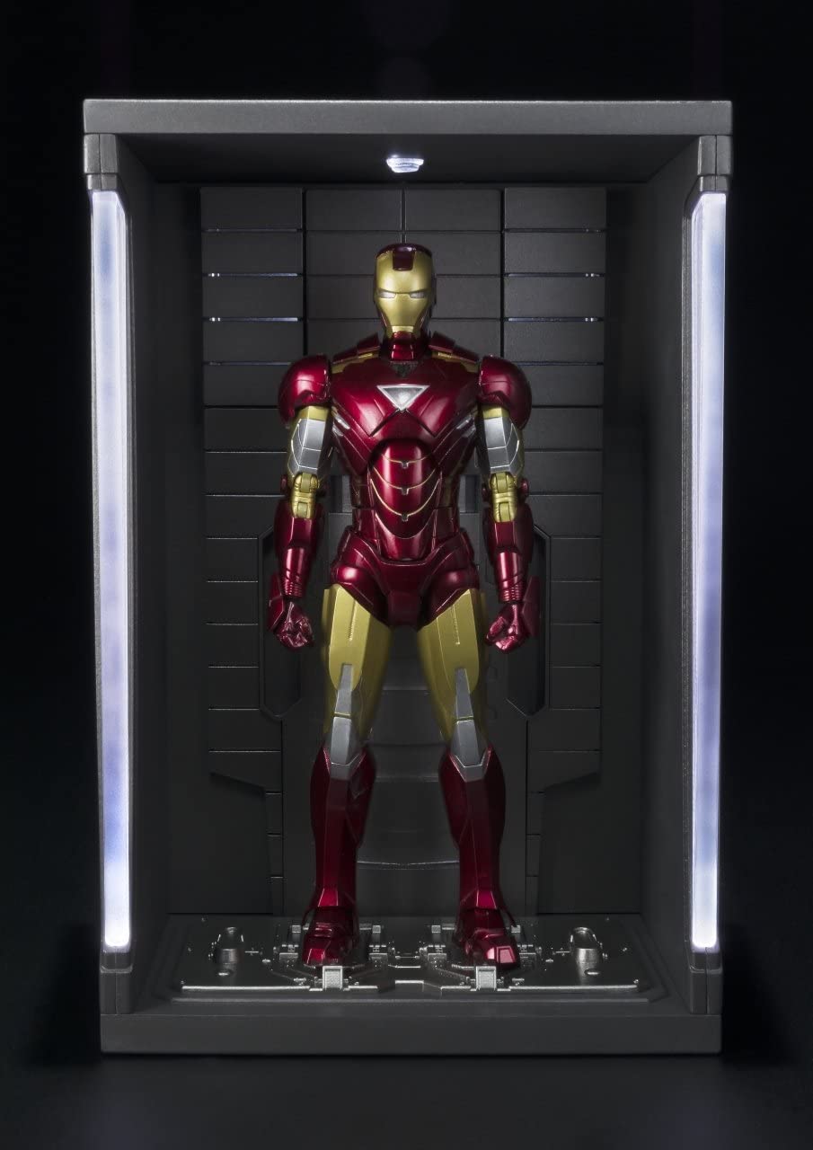 Bandai IRON MAN MARK VI + HALL OF ARMOR SET SH FIGUARTS Action Figure