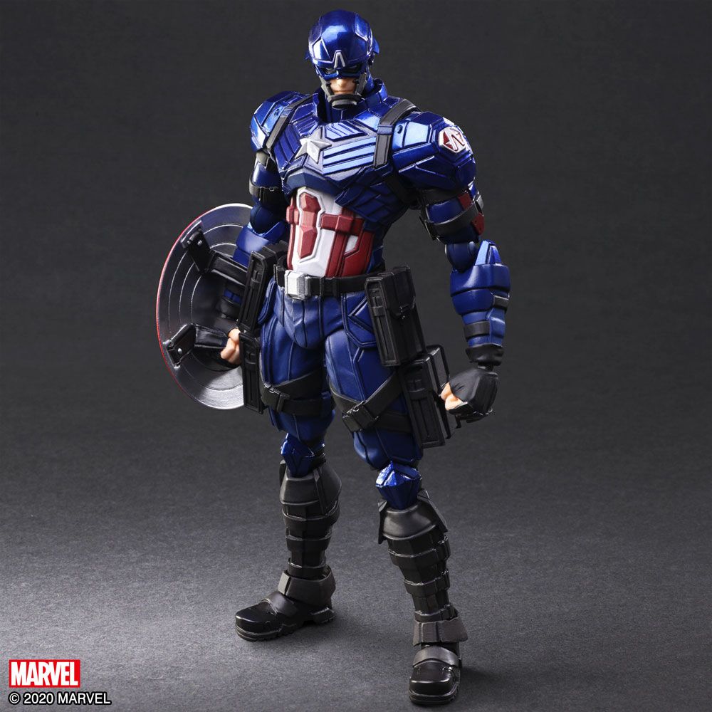 MARVEL UNIVERSE BRING ARTS CAPTAIN AMERICA TETSUYA NOMURA VER. ACTION FIGURE