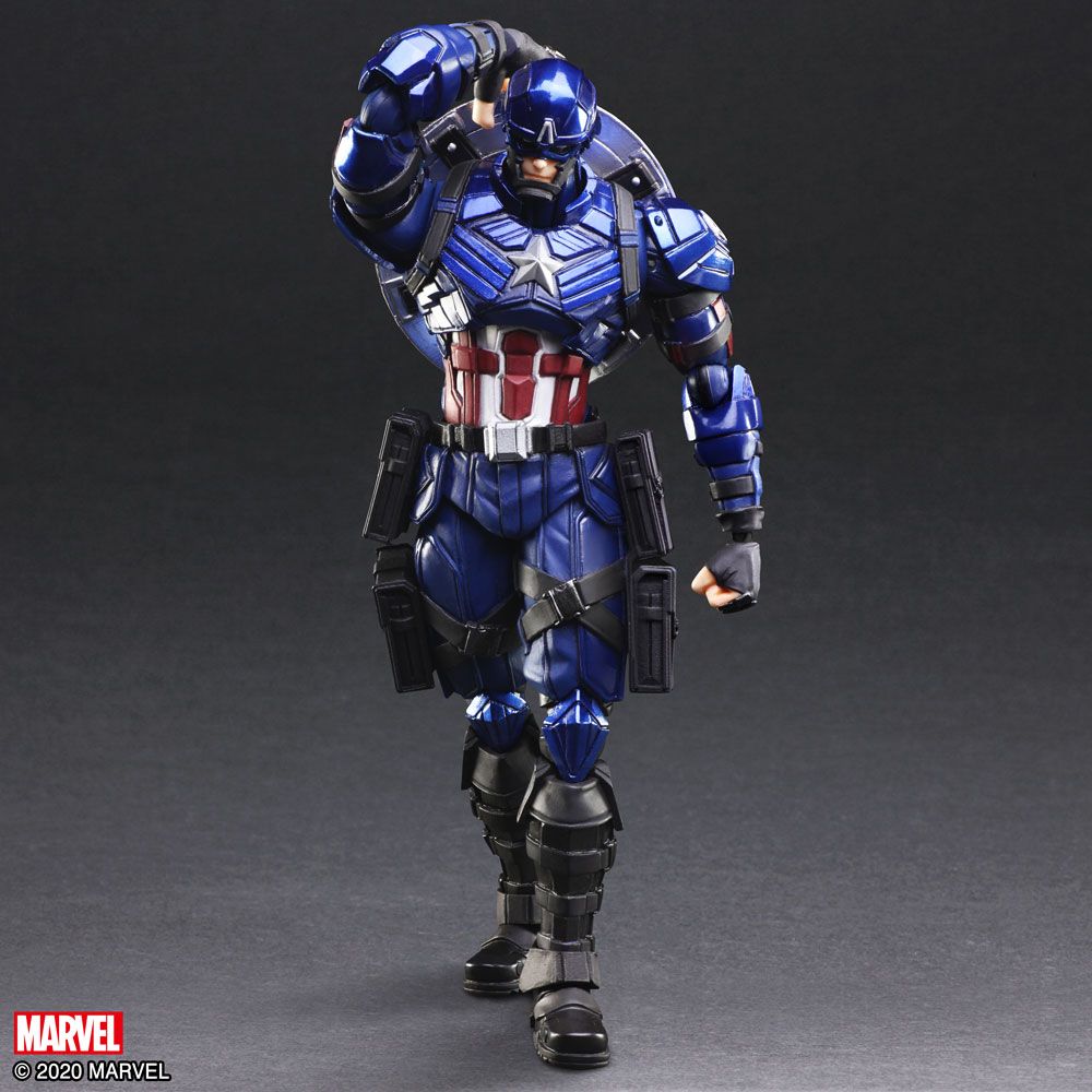 MARVEL UNIVERSE BRING ARTS CAPTAIN AMERICA TETSUYA NOMURA VER. ACTION FIGURE