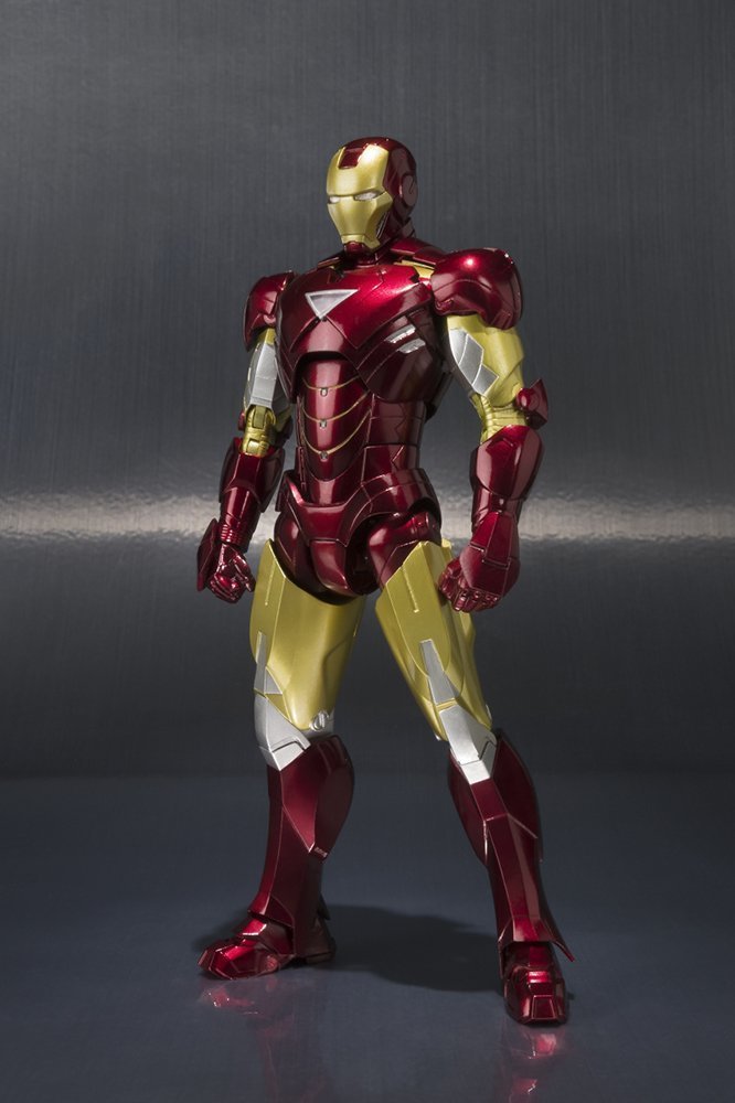 Bandai IRON MAN MARK VI + HALL OF ARMOR SET SH FIGUARTS Action Figure