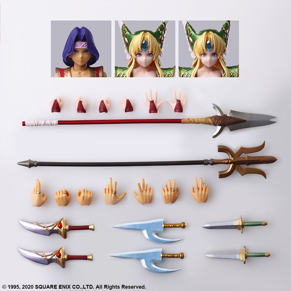 TRIALS OF MANA BRING ARTS ACTION FIGURE HAWKEYE & RIESZ