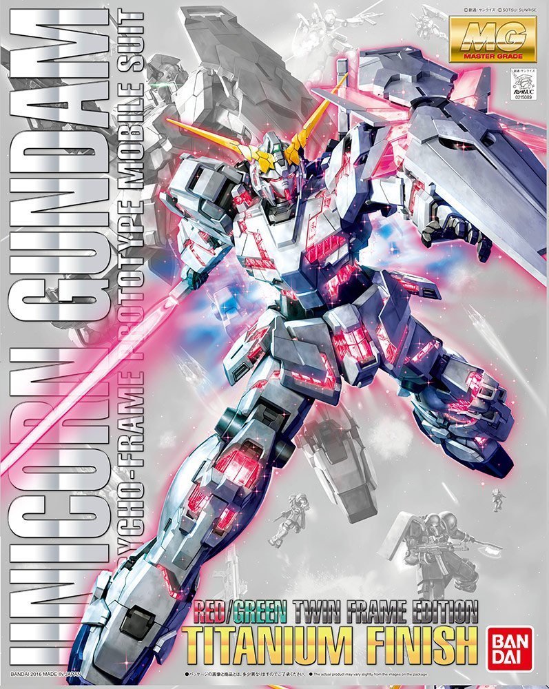 *BACK ORDER* MG GUNDAM UNICORN RED/GRN F TITAN 1/100 Model Kit