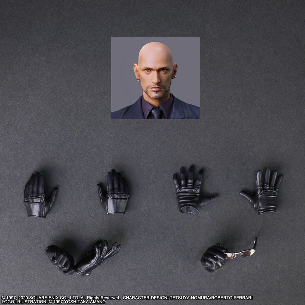 FINAL FANTASY 7 PLAY ARTS KAI - RUDE