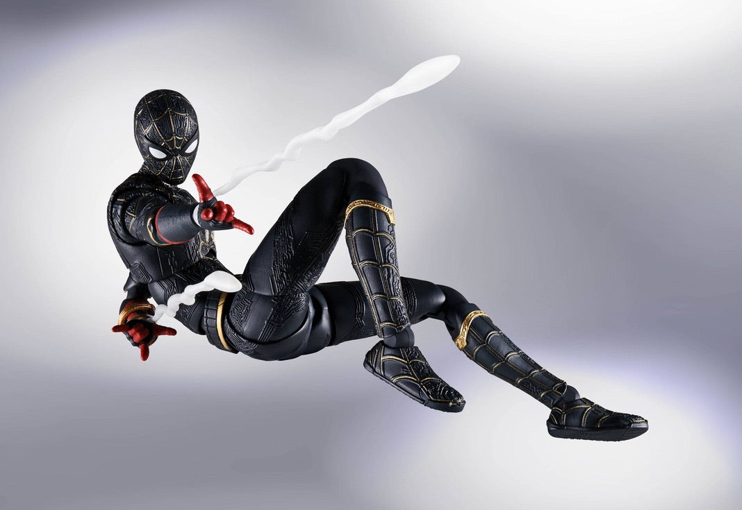 Spider-Man: No Way Home SH Figuarts Spider-Man Black & Gold Suit
