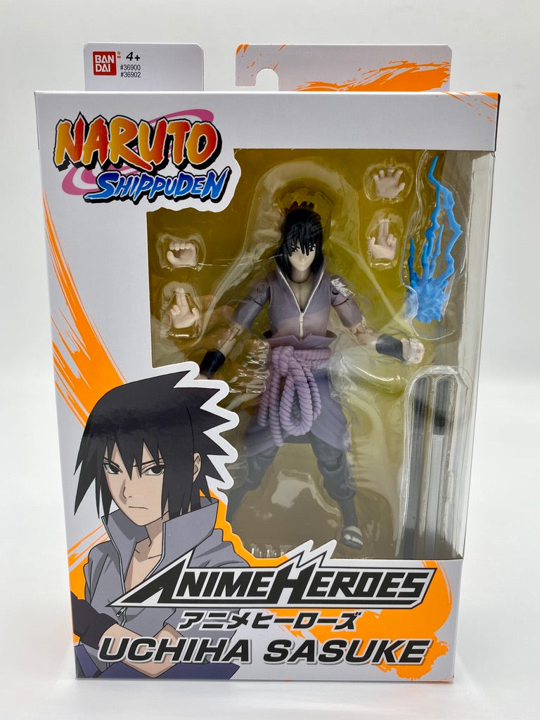 Bandai Anime Heroes - Naruto Sasuke Uchiha Action Figure