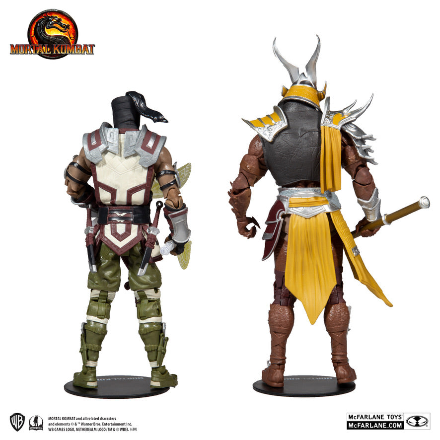 Mcfarlane Toys Mortal Kombat: SUB-ZERO VS SHAO KAHN 2PK