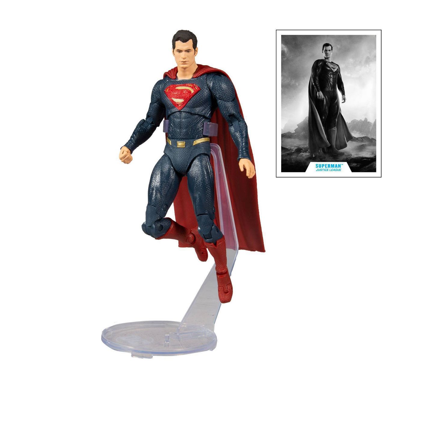 McFarlane Toys DC Justice League Movie Superman Blue/Red Suit Action Figure