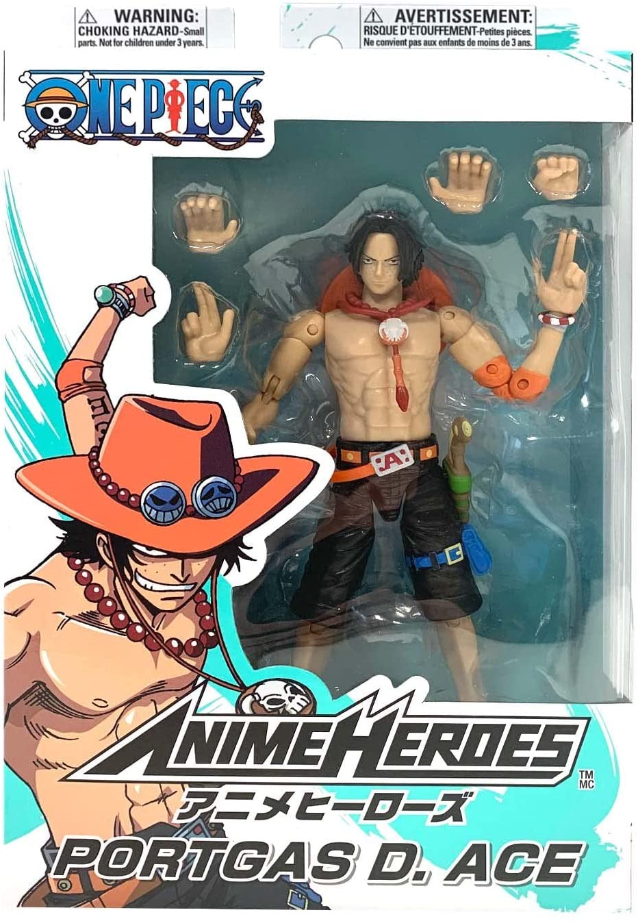 Anime Heroes One Piece: Portgas D. Ace Action Figure