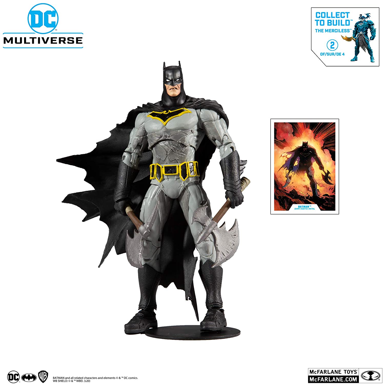 McFarlane Toys DC Multiverse Batman (Dark Nights: Metal) Build-A Parts for 'The Merciless' Figure