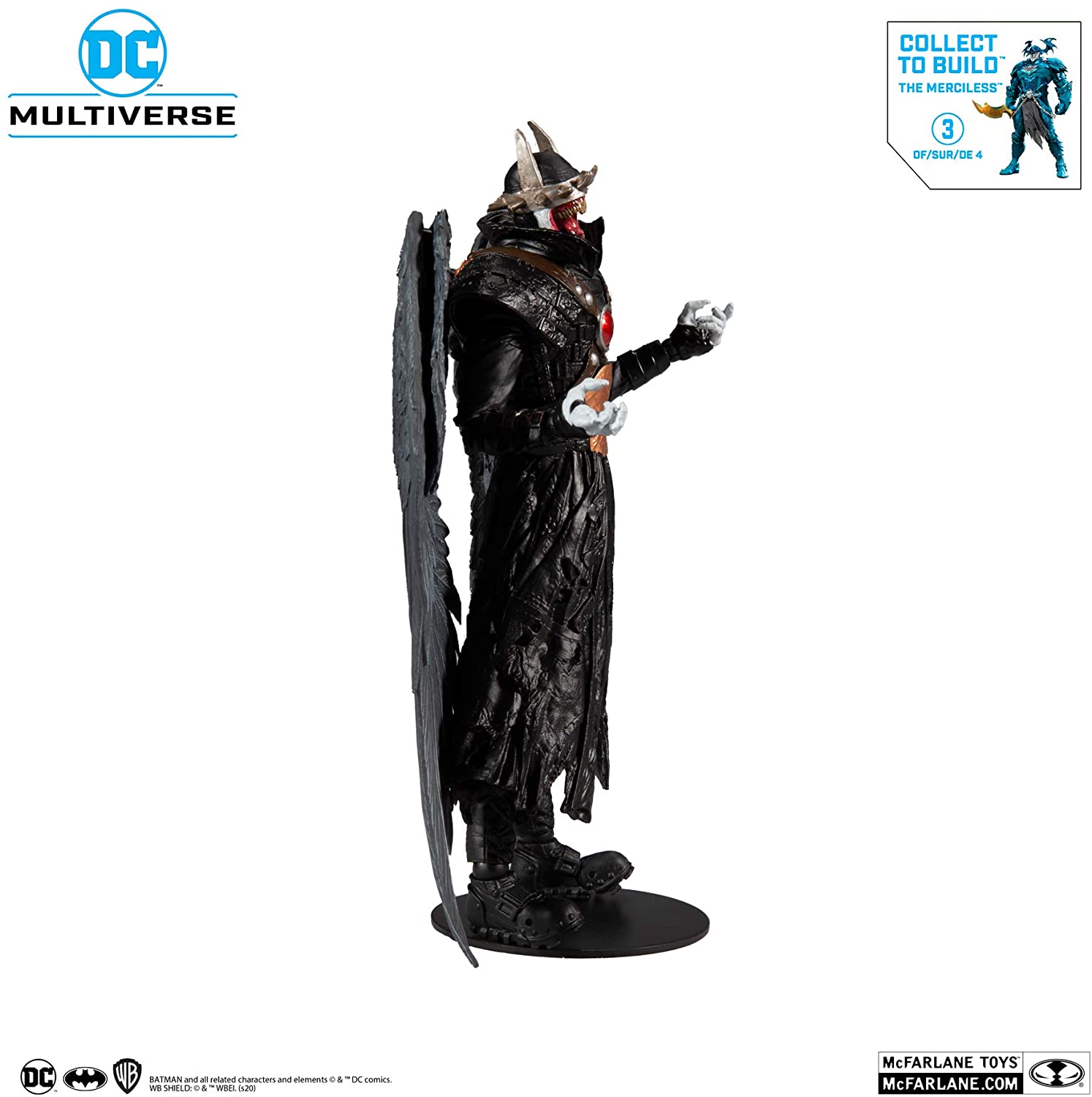 McFarlane Toys DC Multiverse Batman Who Laughs with Sky Tyrant Wings with Build-A Parts for 'The Merciless' Figure