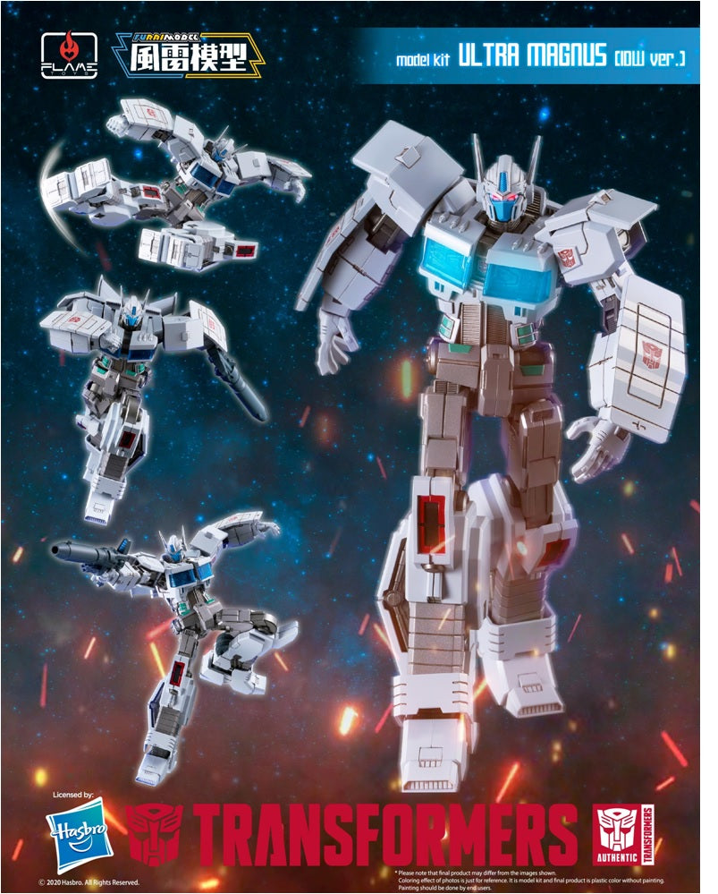 FLAME TOYS TRANSFORMERS ULTRA MAGNUS IDW MODEL KIT
