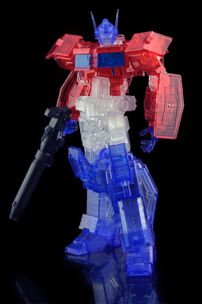 TRANSFORMERS FLAME TOYS OPTIMUS PRIME CLEAR MODEL KIT