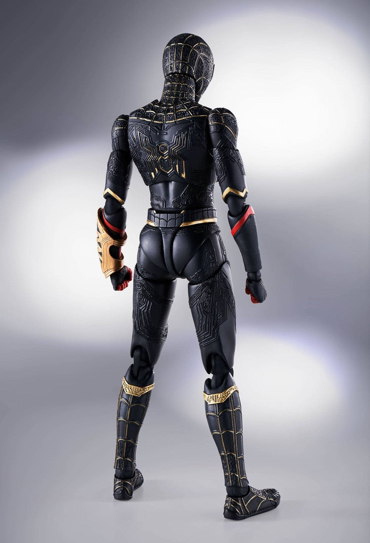 Spider-Man: No Way Home SH Figuarts Spider-Man Black & Gold Suit