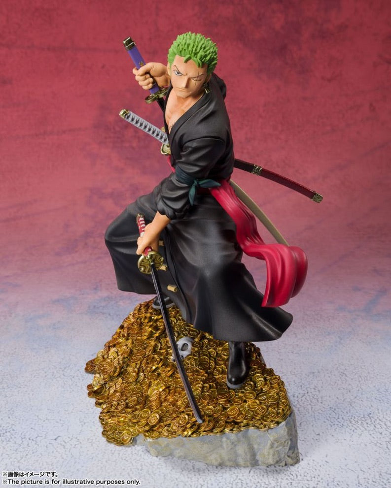 One Piece FiguartsZERO PVC Statue Roronoa Zoro by Eiichiro Oda WT100 Daikaizoku Hyakke