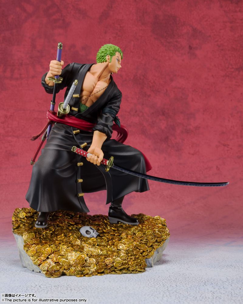 One Piece FiguartsZERO PVC Statue Roronoa Zoro by Eiichiro Oda WT100 Daikaizoku Hyakke