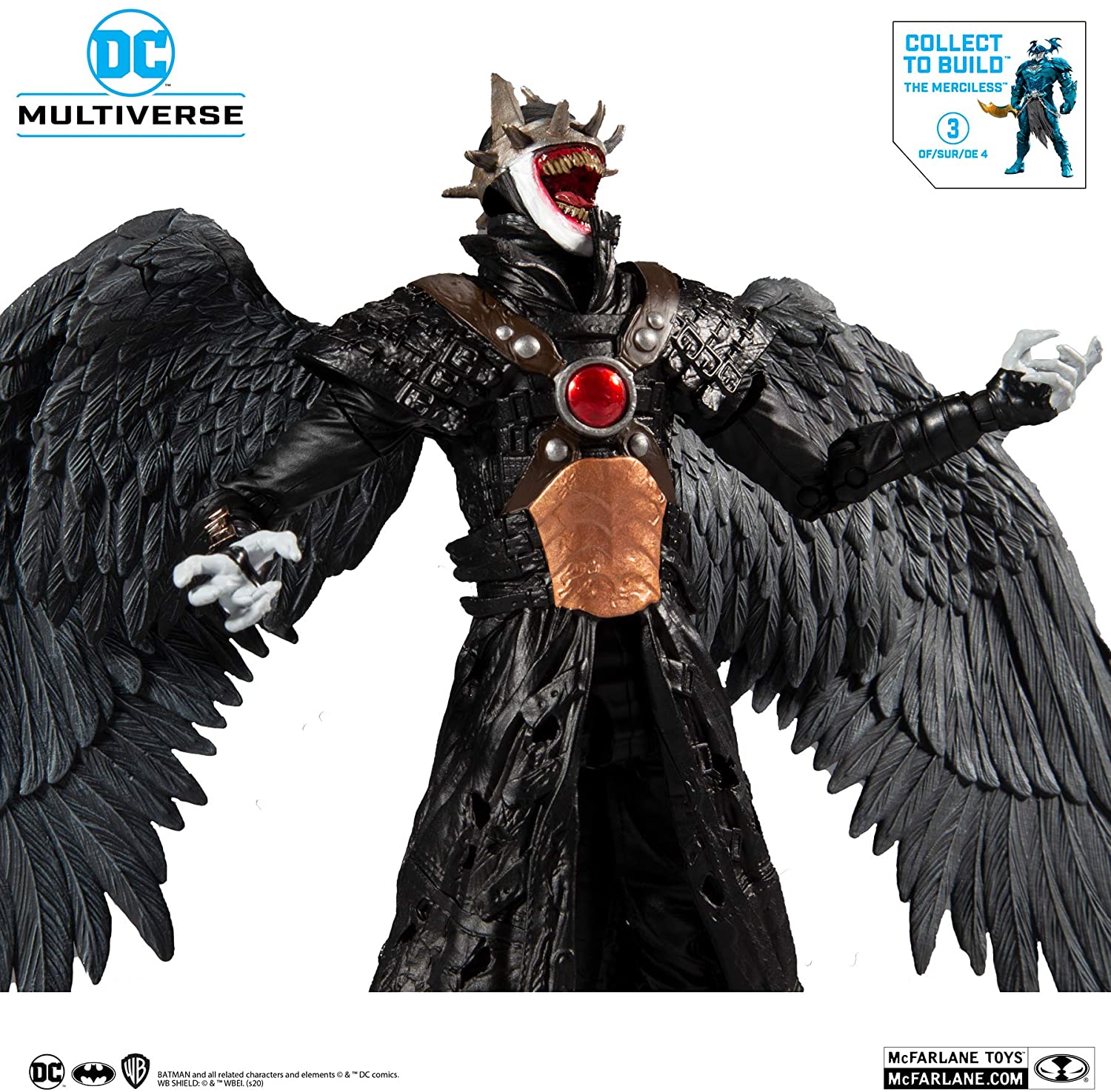 McFarlane Toys DC Multiverse Batman Who Laughs with Sky Tyrant Wings with Build-A Parts for 'The Merciless' Figure