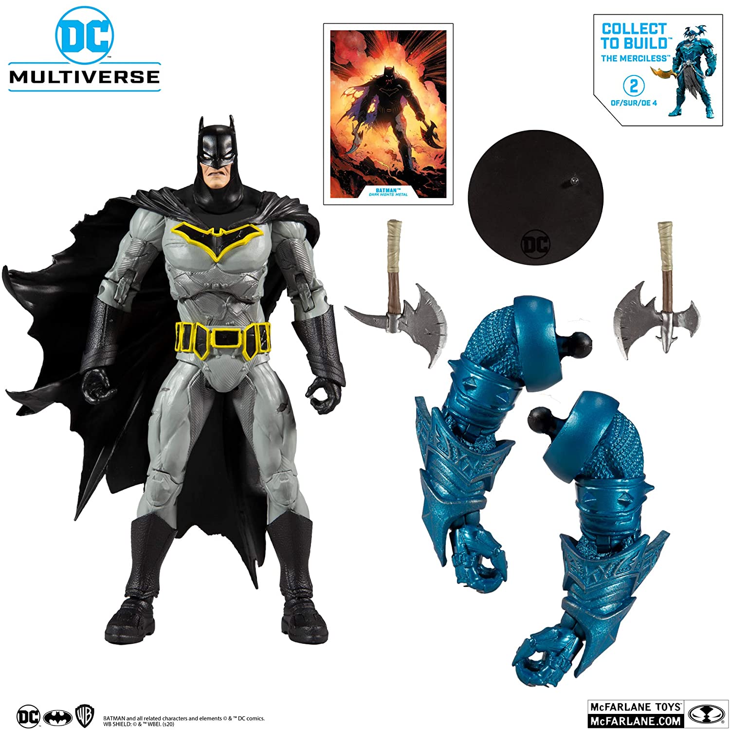 McFarlane Toys DC Multiverse Batman (Dark Nights: Metal) Build-A Parts for 'The Merciless' Figure
