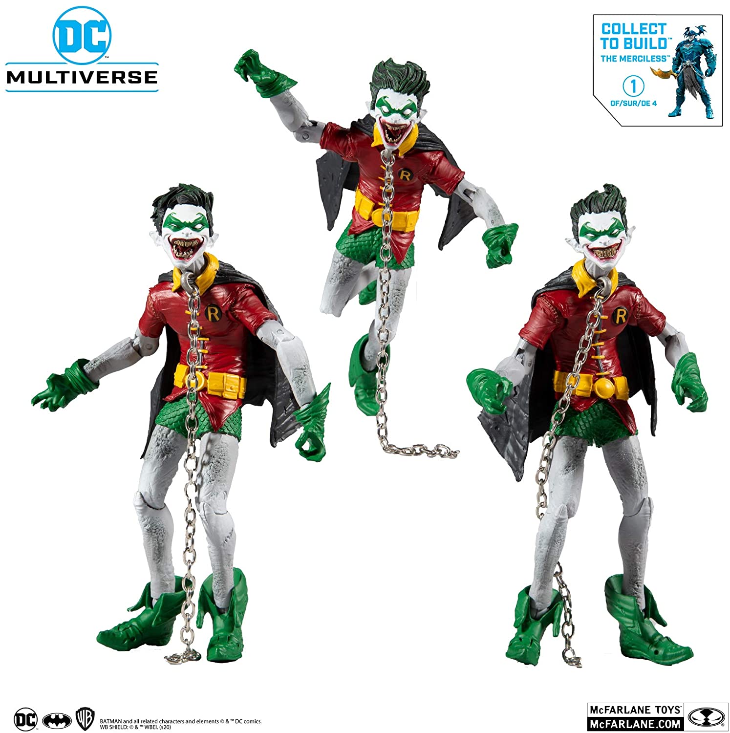 McFarlane Toys DC Multiverse Robin Earth - 22 with Build-A Parts for 'The Merciless' Figure